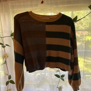 Versona striped sweater, Size small